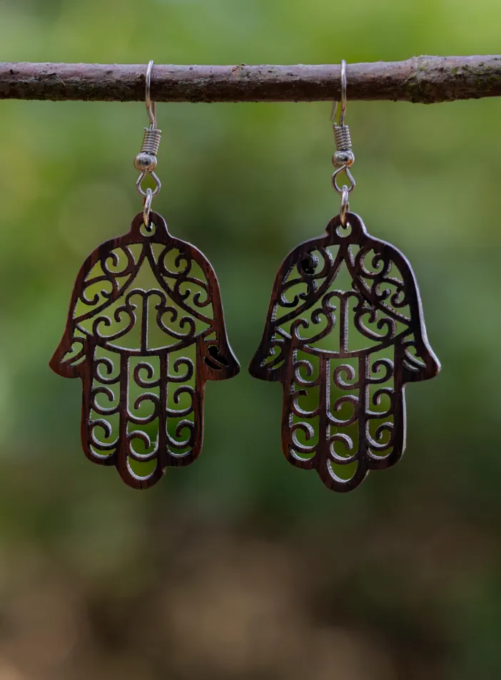 Dřevěn&eacute; n&aacute;u&scaron;nice "Dark Fatima" | PachaMama.cz