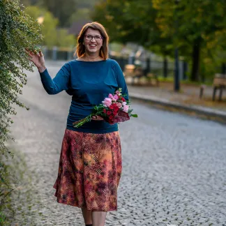 Sukně midi Munay Luna | PachaMama.cz