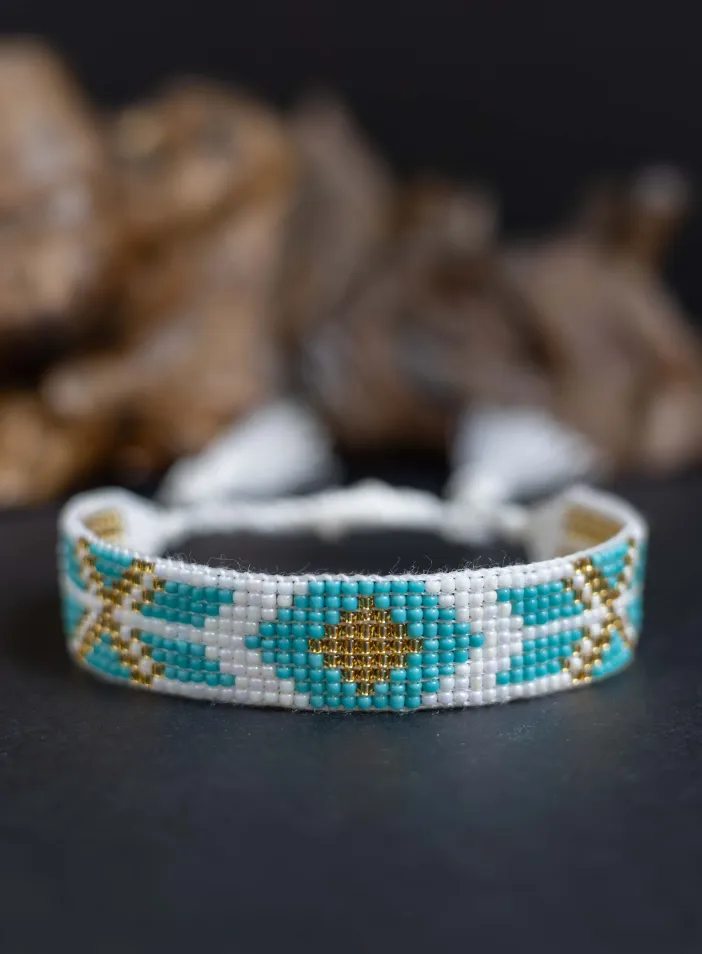 Luxusní náramek z japonských korálků miyuki  | PachaMama.cz