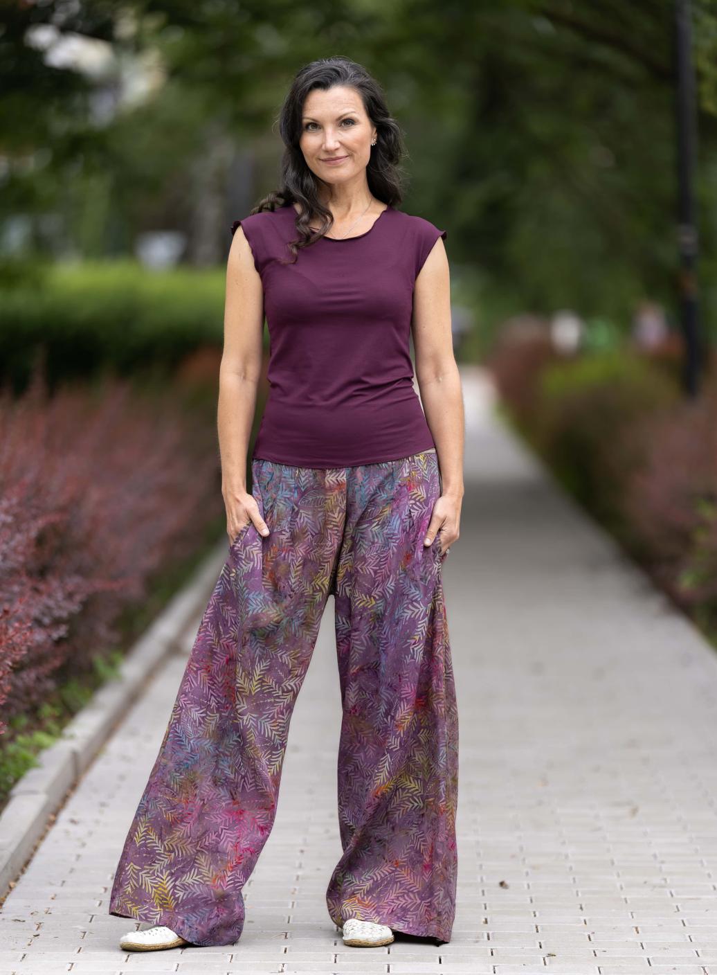 Kalhoty Spirit Mauve | PachaMama.cz
