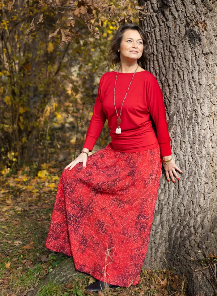 Sukně "Red Nadine" | PachaMama.cz