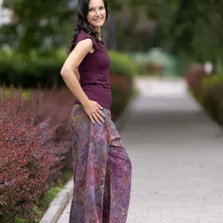 Kalhoty Spirit Mauve | PachaMama.cz