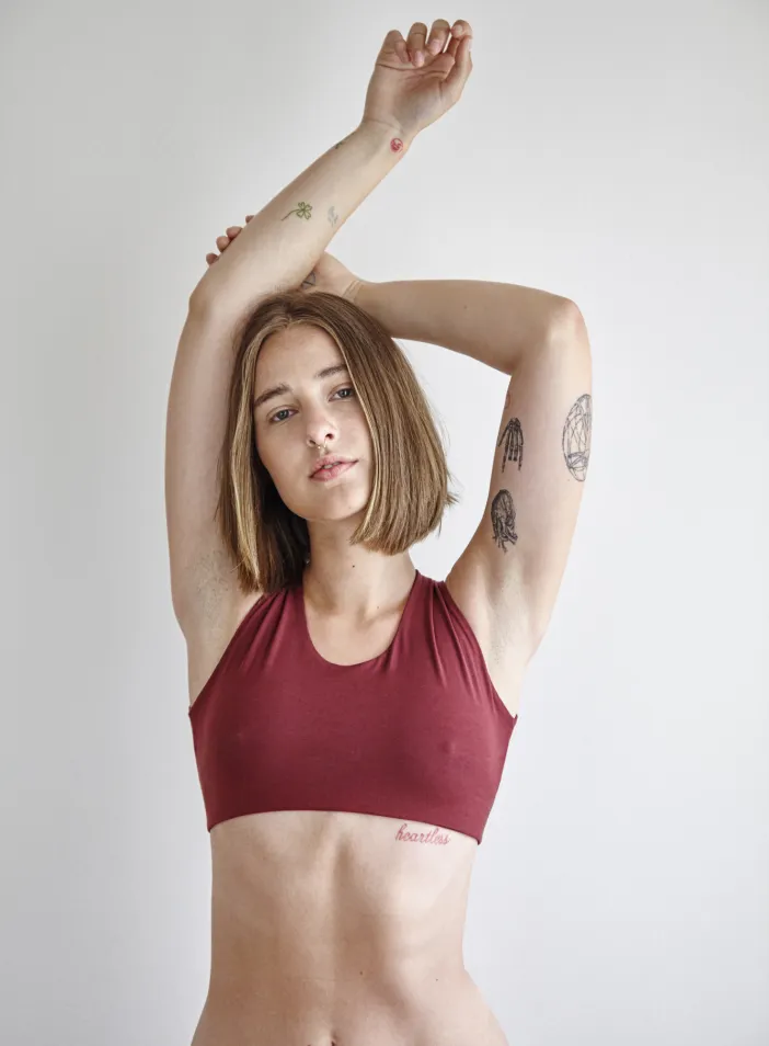 Braletka Life, barva "Maroon" | PachaMama.cz