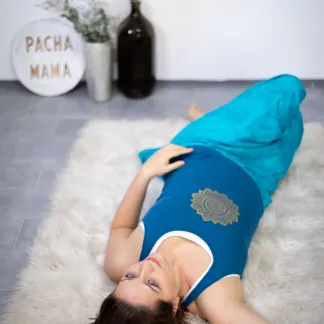 Tílko Bea, barva BLUE SLATE | PachaMama.cz