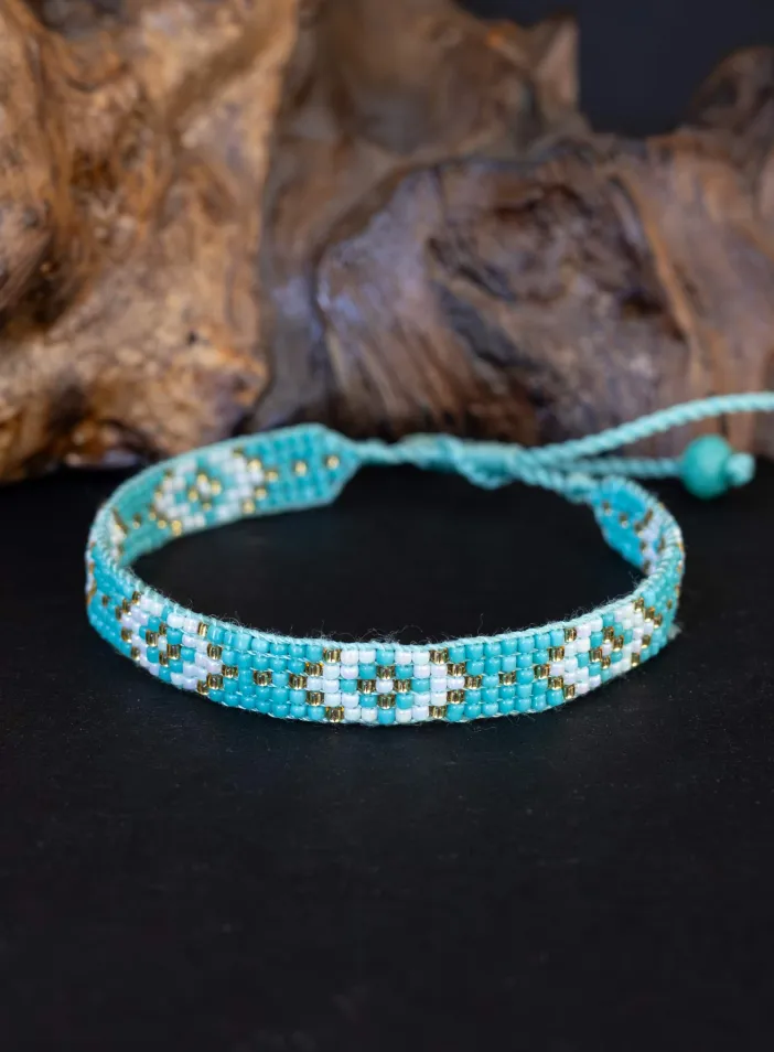 Luxusní náramek z japonských korálků miyuki | PachaMama.cz