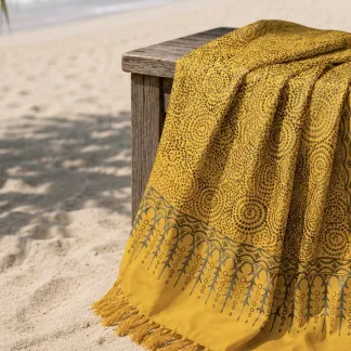 Sarong žlutý | PachaMama.cz