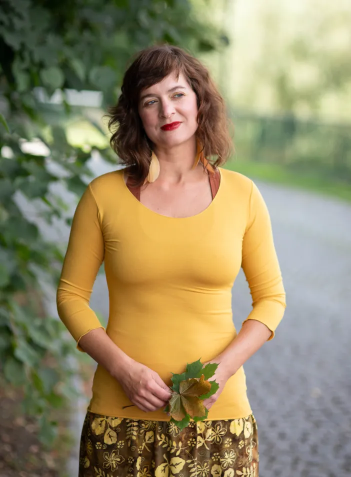 Triko Keira "Chinese yellow" | PachaMama.cz