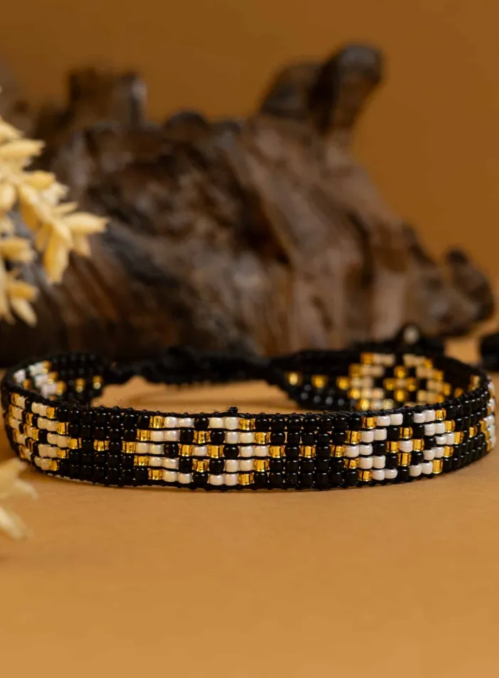 Luxusní náramek z japonských korálků miyuki | PachaMama.cz