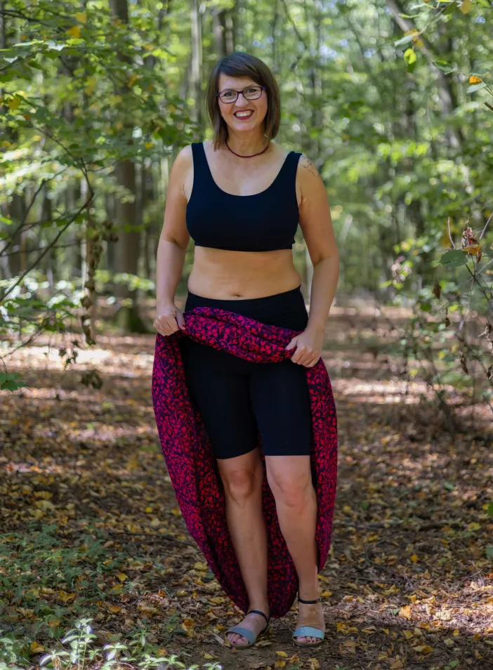 Legíny krátké "Black"  | PachaMama.cz