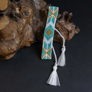 Luxusní náramek z japonských korálků miyuki  | PachaMama.cz