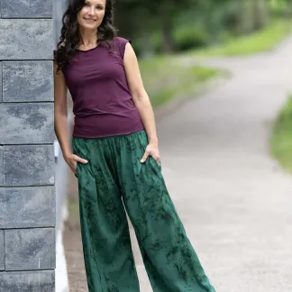 Kalhoty Green Velvet | PachaMama.cz