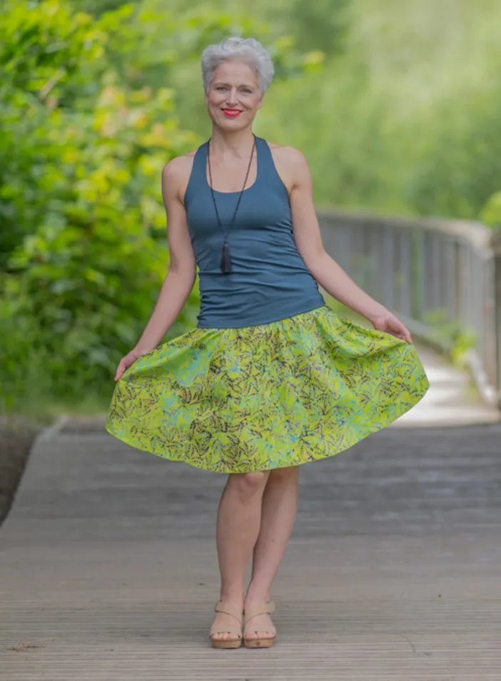 Sukně krátká "Limetka"  | PachaMama.cz