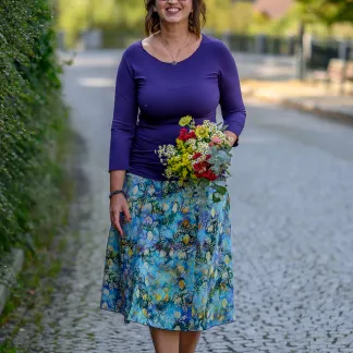 Sukně midi Natura Luna | PachaMama.cz