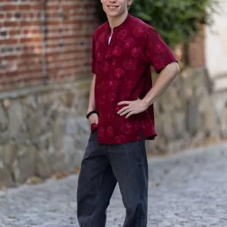 Košile Red Kai | PachaMama.cz
