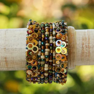 Korálkový náramek, barevný koktejl | PachaMama.cz