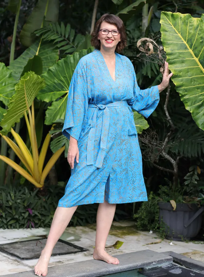 Kimono "Safírové jezero" | PachaMama.cz