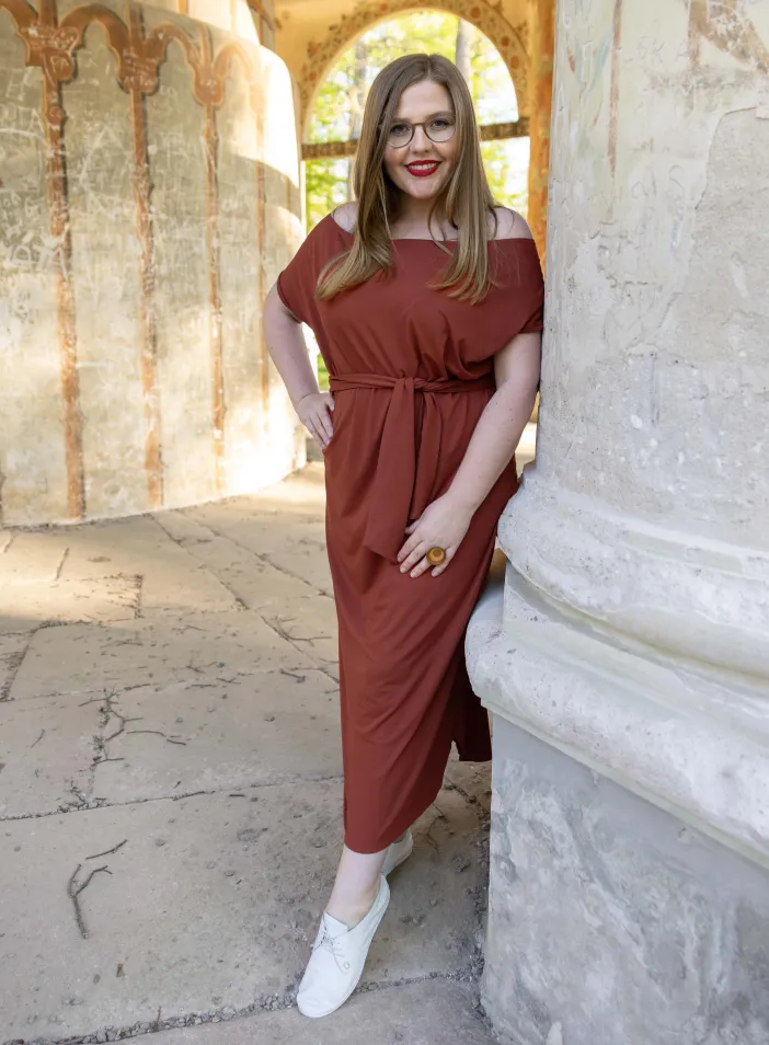 Šaty Claire "Adobe" | PachaMama.cz