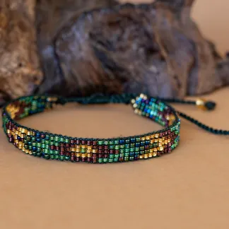 Luxusní náramek z japonských korálků miyuki | PachaMama.cz