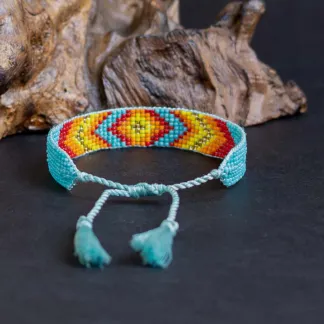 Luxusní náramek z japonských korálků miyuki  | PachaMama.cz