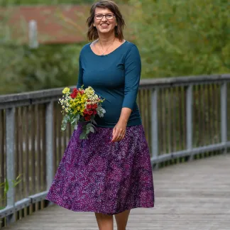 Sukně midi Esme Luna | PachaMama.cz