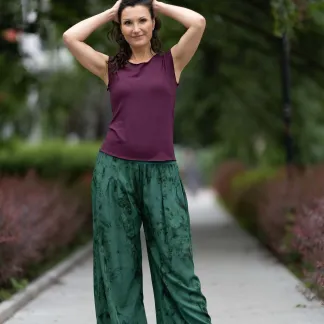 Kalhoty Green Velvet | PachaMama.cz
