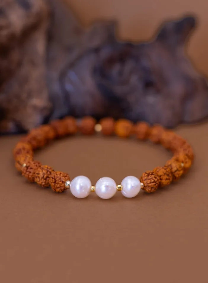 Náramek "Tři perly" | PachaMama.cz