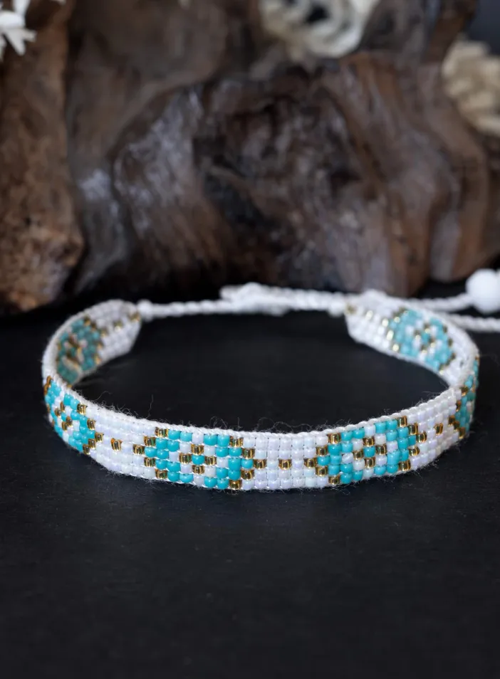 Luxusní náramek z japonských korálků miyuki | PachaMama.cz