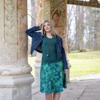 Sukně midi Karibik Mist | PachaMama.cz