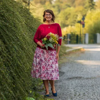 Sukně midi Adele Queen | PachaMama.cz