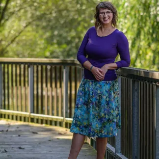 Sukně midi Natura Luna | PachaMama.cz