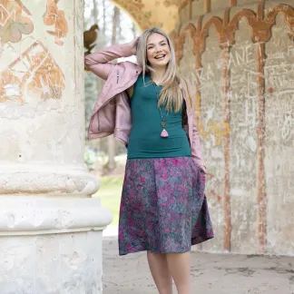 Sukně midi Dragon Queen  | PachaMama.cz