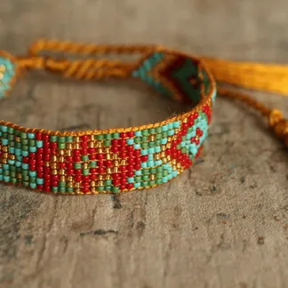 Luxusní náramek z japonských korálků miyuki | PachaMama.cz