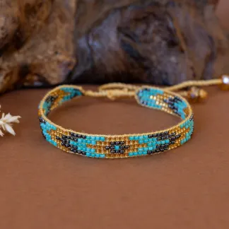 Luxusní náramek z japonských korálků miyuki | PachaMama.cz