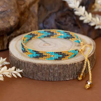 Luxusní náramek z japonských korálků miyuki | PachaMama.cz