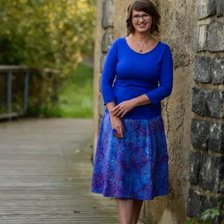 Sukně midi Kayla Queen | PachaMama.cz