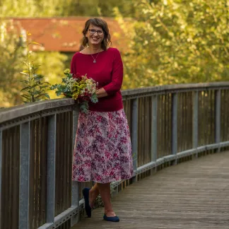 Sukně midi Adele Queen | PachaMama.cz