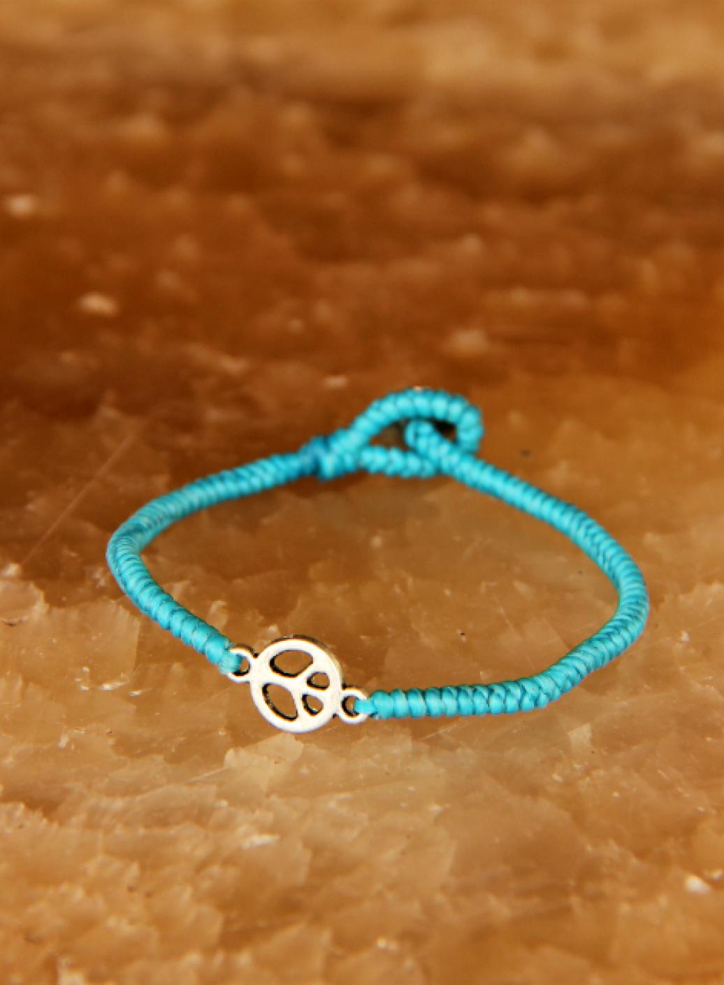 Náramek s kovovými korálky | PachaMama.cz