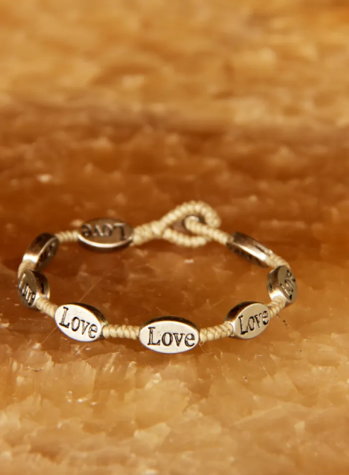 Náramek s kovovými korálky | PachaMama.cz