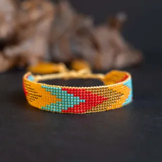 Luxusní náramek z japonských korálků miyuki  | PachaMama.cz