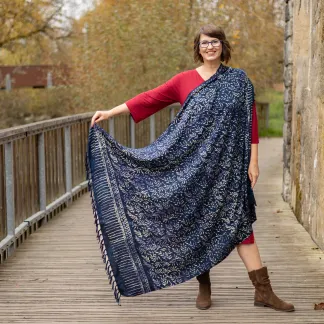 Sarong tmavěmodrý | PachaMama.cz