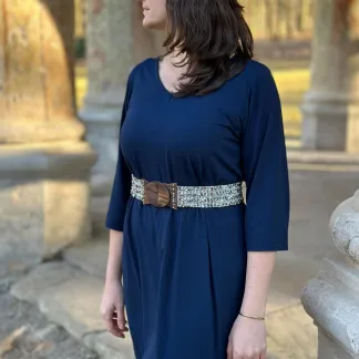 Korálkový opasek s dřevěnou přezkou | PachaMama.cz