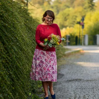 Sukně midi Adele Queen | PachaMama.cz