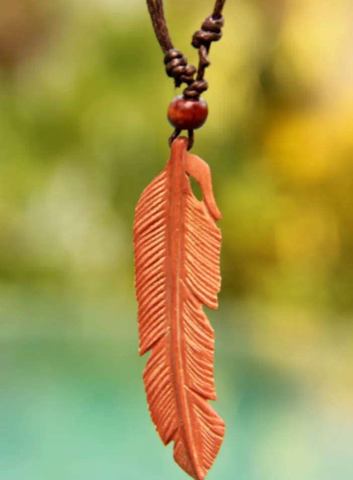 Náhrdelník "Pírko"   | PachaMama.cz