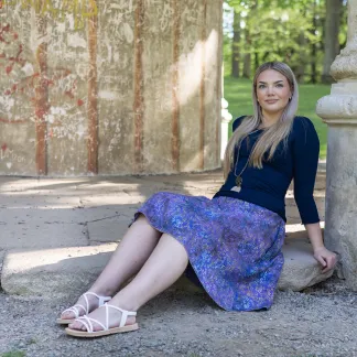 Sukně midi Violeta Queen | PachaMama.cz