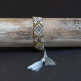 Luxusní náramek z japonských korálků miyuki | PachaMama.cz