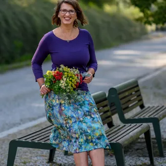 Sukně midi Natura Luna | PachaMama.cz