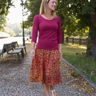 Sukně midi Vivien Queen | PachaMama.cz