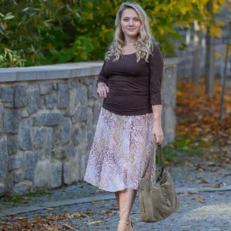 Sukně midi Leave Latté Queen | PachaMama.cz