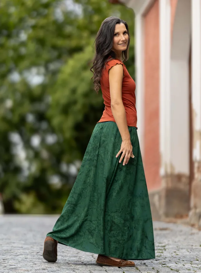 Sukně "Green Velvet"  | PachaMama.cz