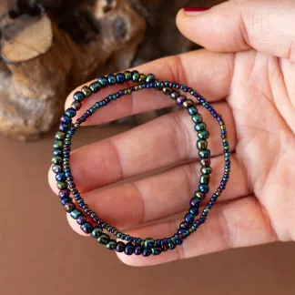 Minimalistický korálkový náramkový set | PachaMama.cz